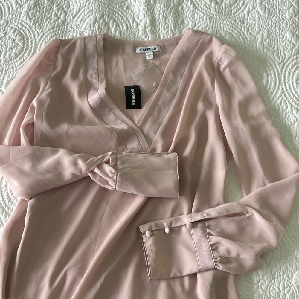 Express pink blouse